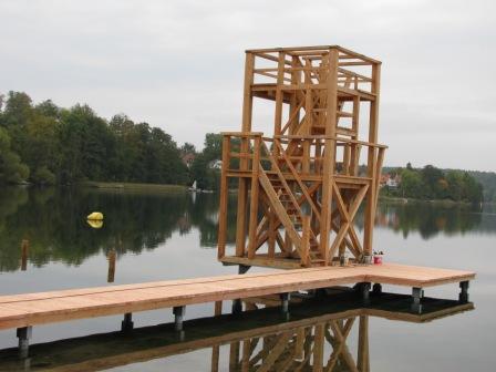 Sprungturm in Buckow (Märkische  Schweiz)